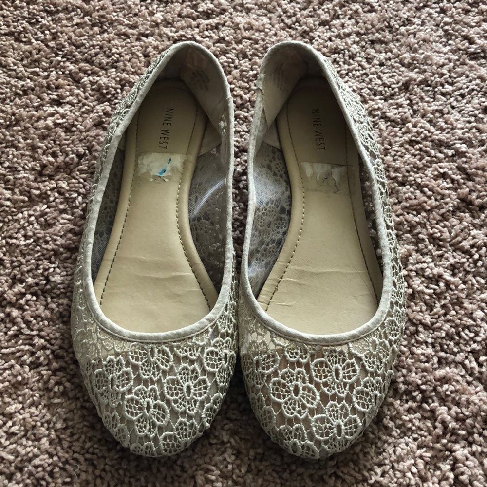 Nine West Lace Flats